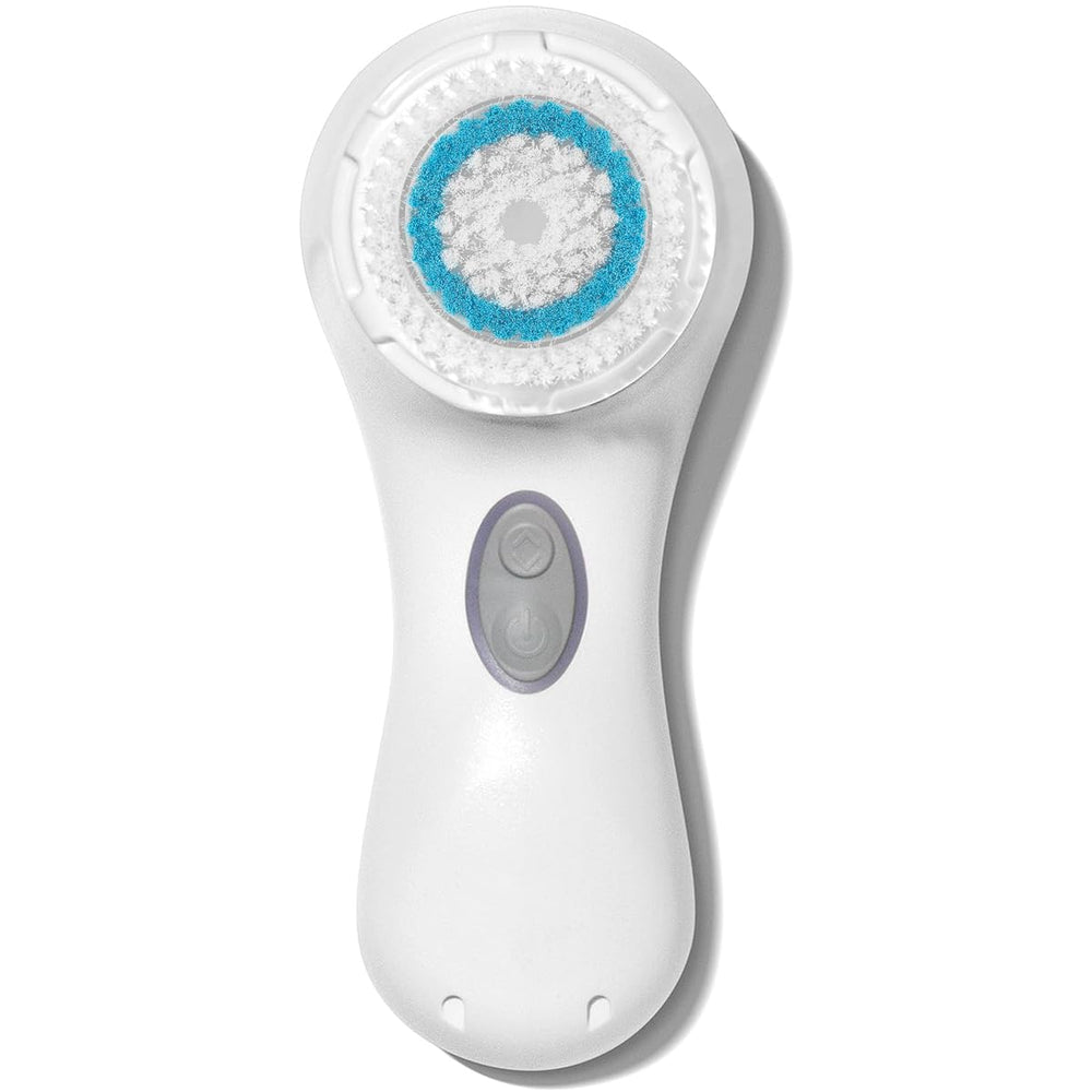 Clarisonic Mia 2 en la mano con cepillo: limpieza suave para la piel