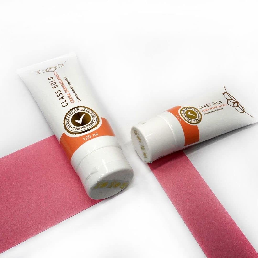 Textura cremosa de Class Gold Cosmetics que cuida e hidrata la piel.