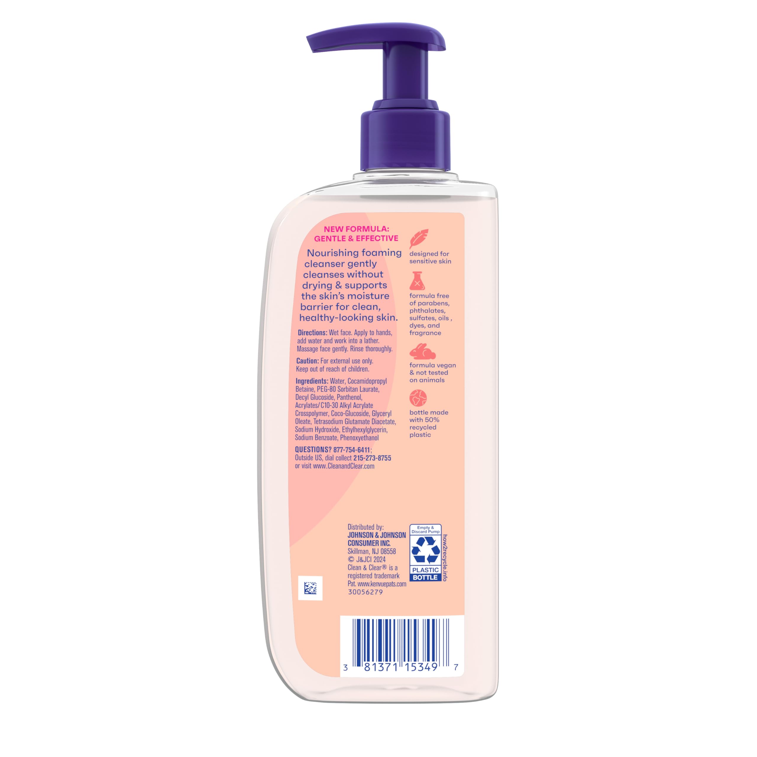 Clean & Clear Essentials, envase-vegan-no-test-animal: ética y cuidado diario.