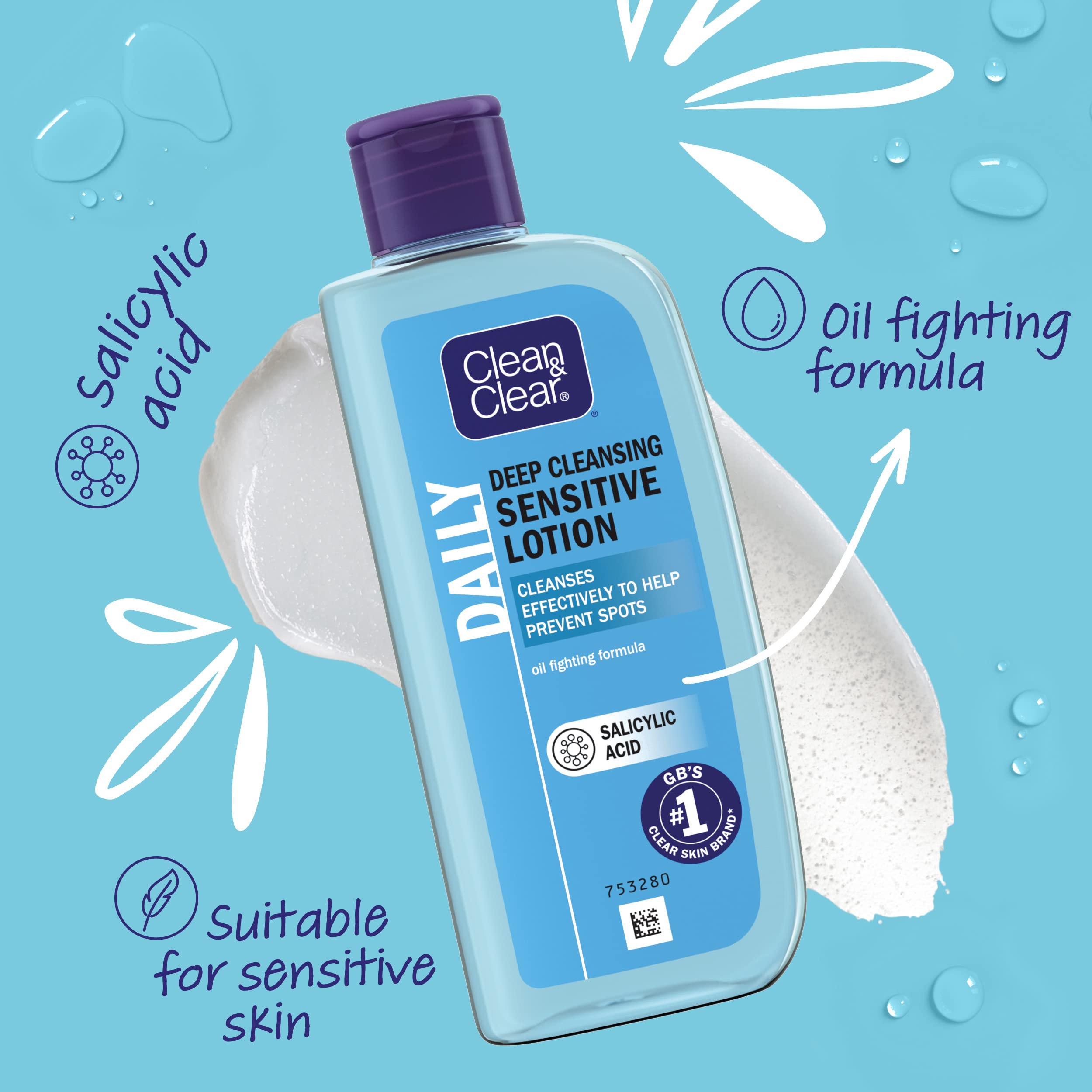 Clean & Clear con ácido salicílico para purificar poros y prevenir brotes