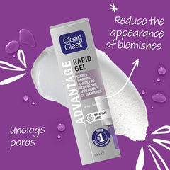 Clean & Clear Advantage gel: empaque compacto ideal para viaje