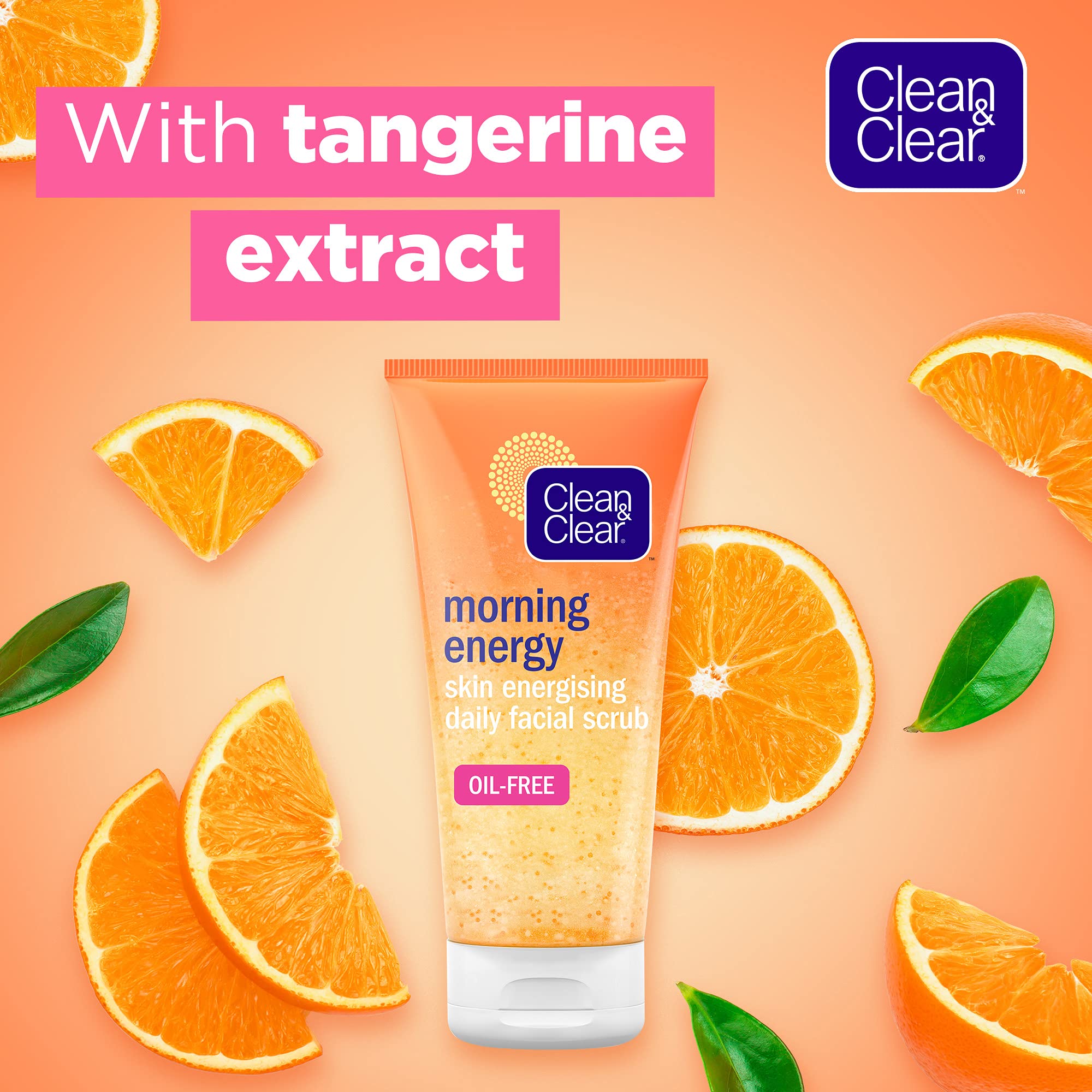 Clean & Clear extracto de mandarina realza la fragancia cítrica refrescante.
