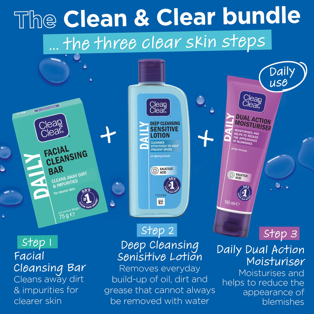 Clean & Clear envase compacto para llevar a cualquier lugar