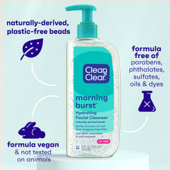 Clean & Clear Morning Burst aplicación en rostro para piel limpia y fresca.