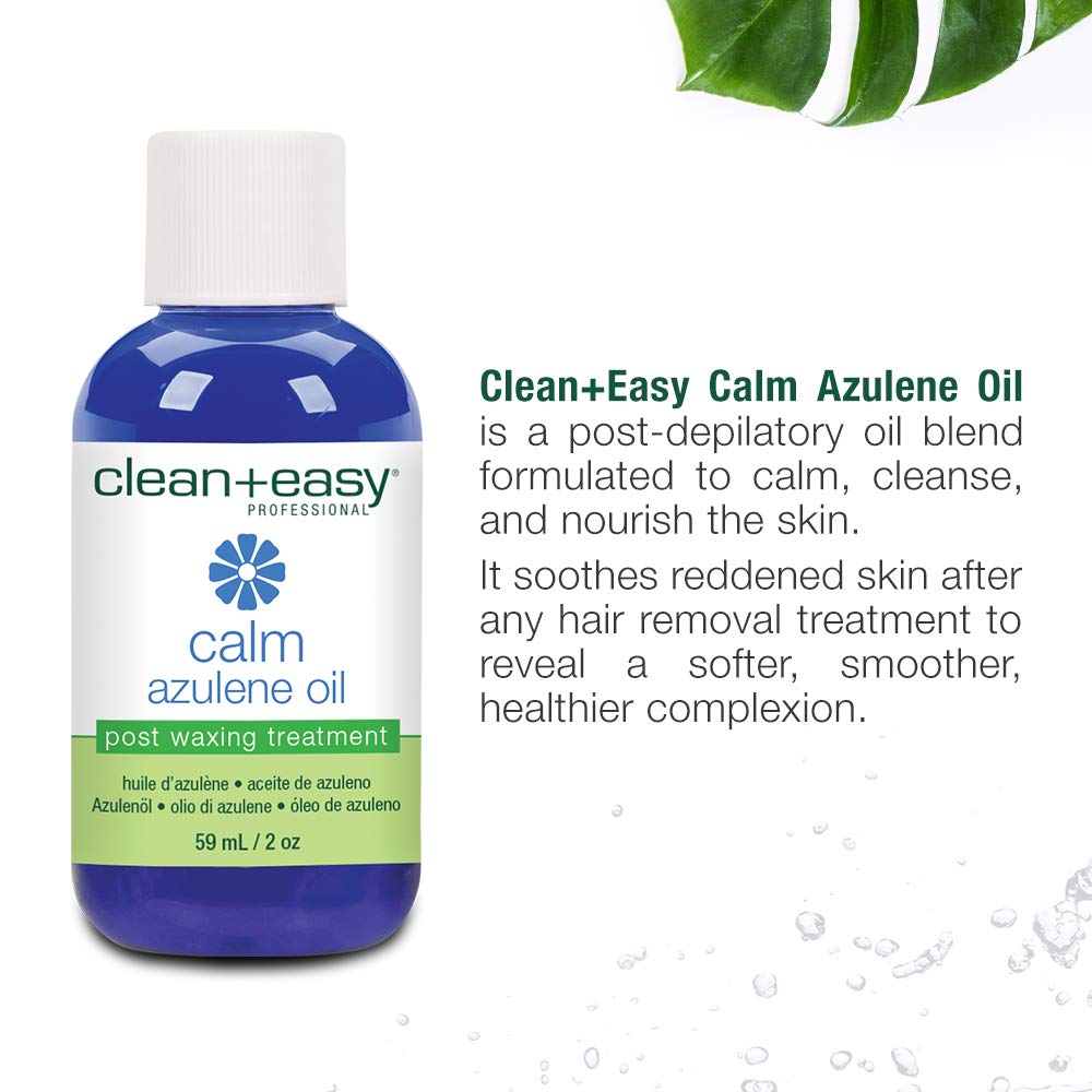 Clean + Easy Aceite Azulene, aplicación suave para zonas sensibles.
