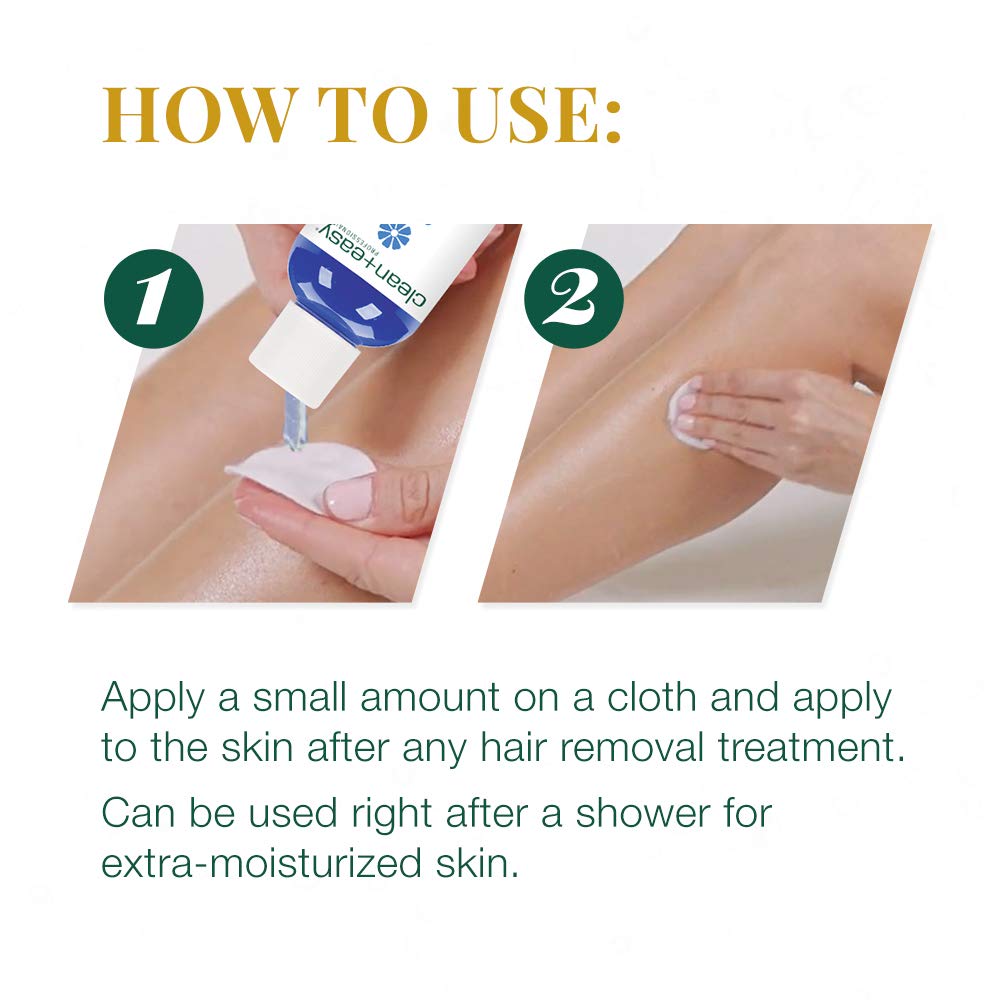 Clean + Easy Aceite Azulene, cuidado posdepilación para brazos, piernas y bikini.