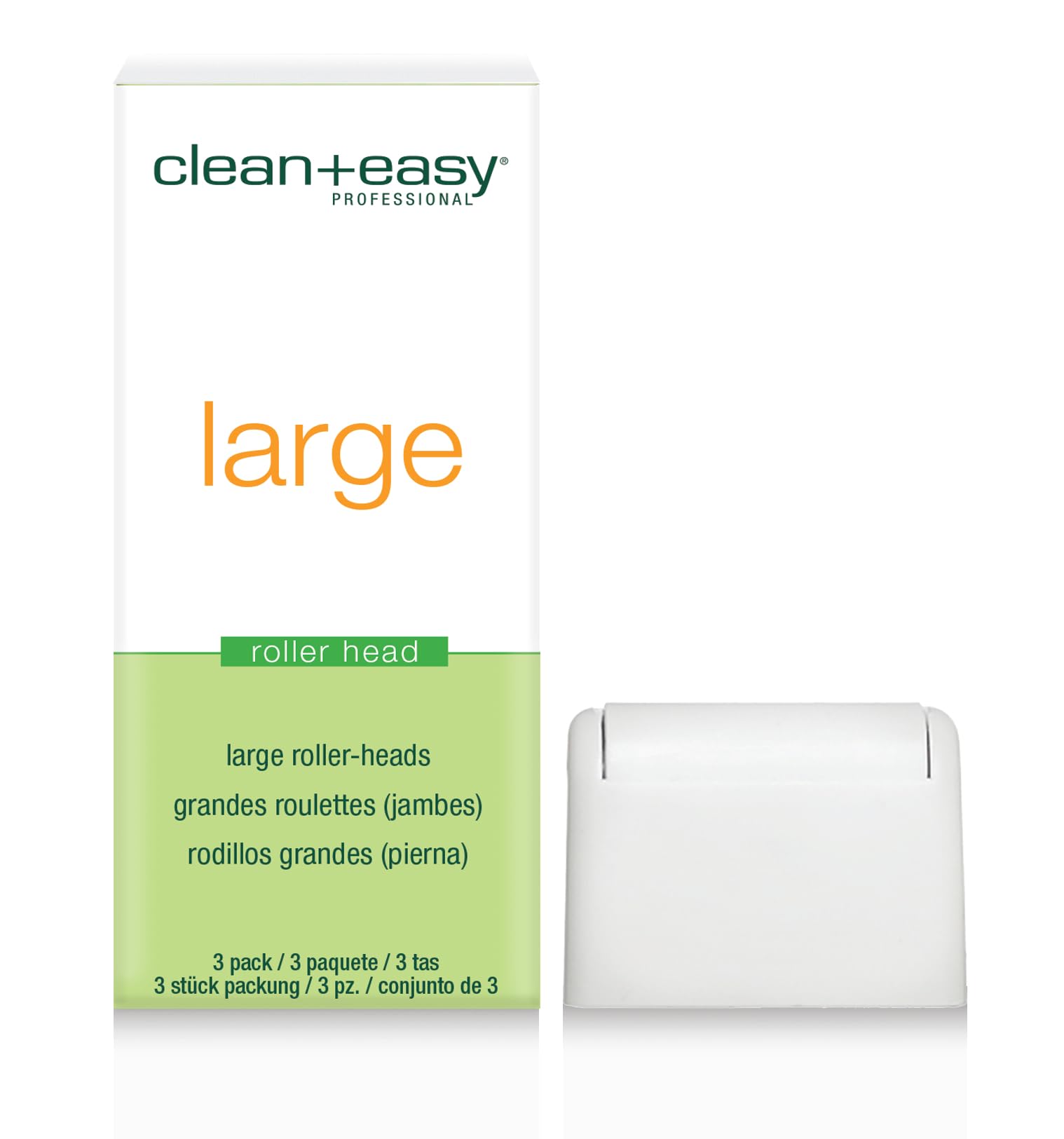 Clean + Easy cabezal de rodillo para cera grande, aplicación uniforme.
