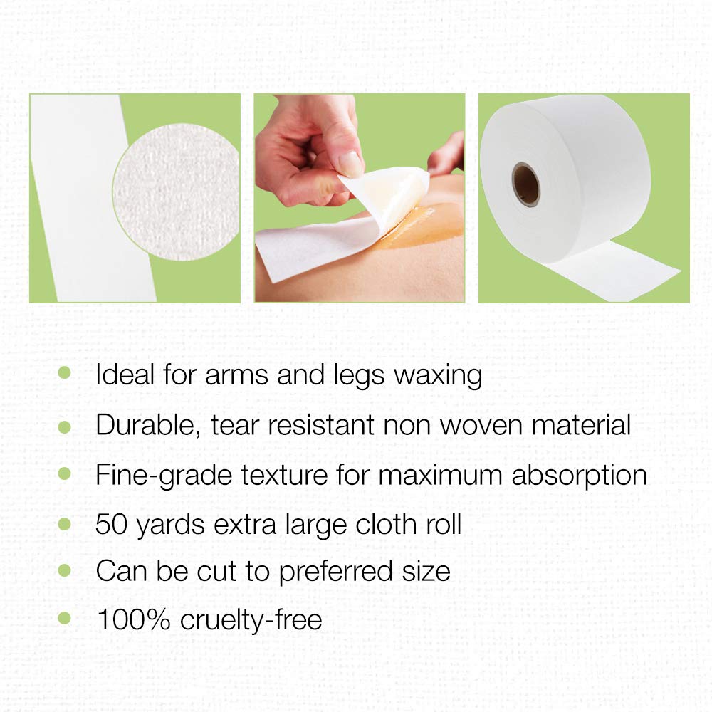 Clean + Easy epilación con rollo ofrece mayor flexibilidad y menos desbordes de cera.