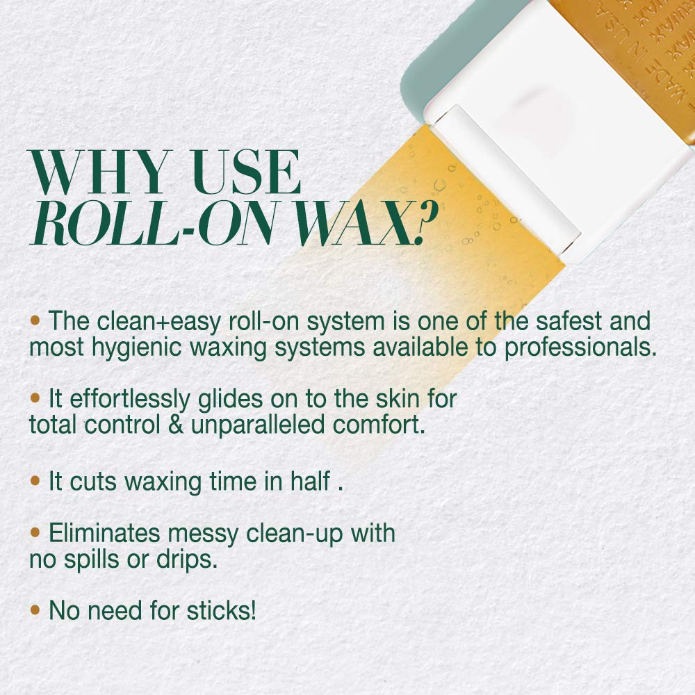 Clean + Easy rodillo con calentamiento para evitar contaminación.