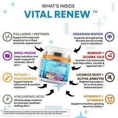 Vital Renew con retinol suave para textura más lisa