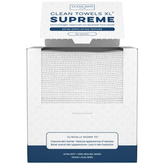 CLEAN SKIN CLUB Clean Towels XL Supreme, empaque frontal, conveniencia diaria