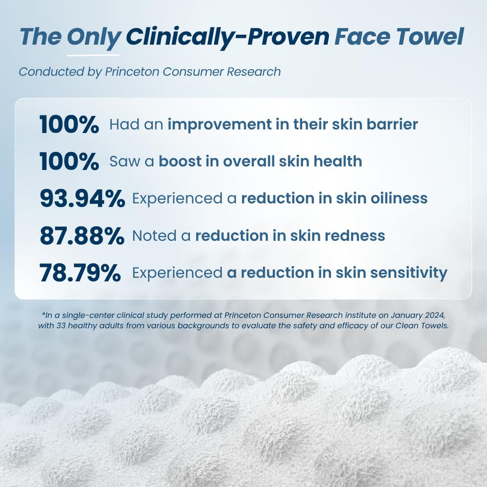 CLEAN SKIN CLUB Clean Towels XL Supreme, uso diario para rostro, experiencia suave