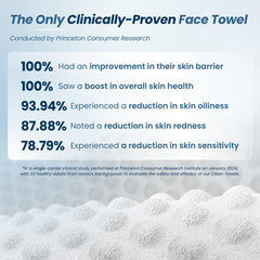 CLEAN SKIN CLUB Clean Towels XL Supreme, uso diario para rostro, experiencia suave