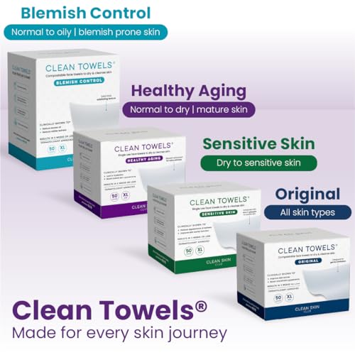 Desmaquillante seco CLEAN SKIN CLUB XL, opción suave para retirar maquillaje.