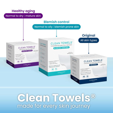 CLEAN SKIN CLUB solución de almacenamiento para toallas faciales