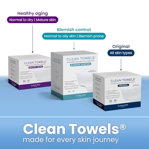 CLEAN SKIN CLUB Clean Towels XL, materiales sostenibles para cuidado ambiental