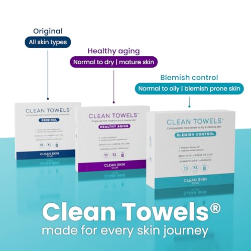 Toallas Clean Skin Club de viaje ecológicas y certificadas.