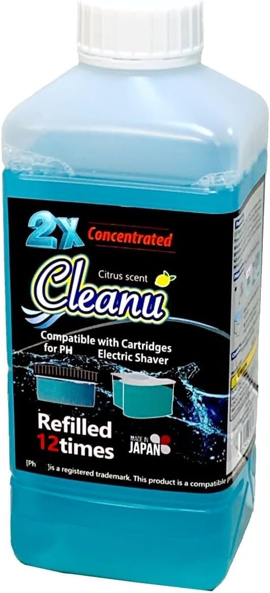 Cleanu refill supports 12 cleanings across compatible cartridges.