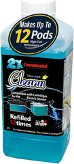 Cleanu 1L refill bottle for automatic shaver cleaning, up to 12 cycles.
