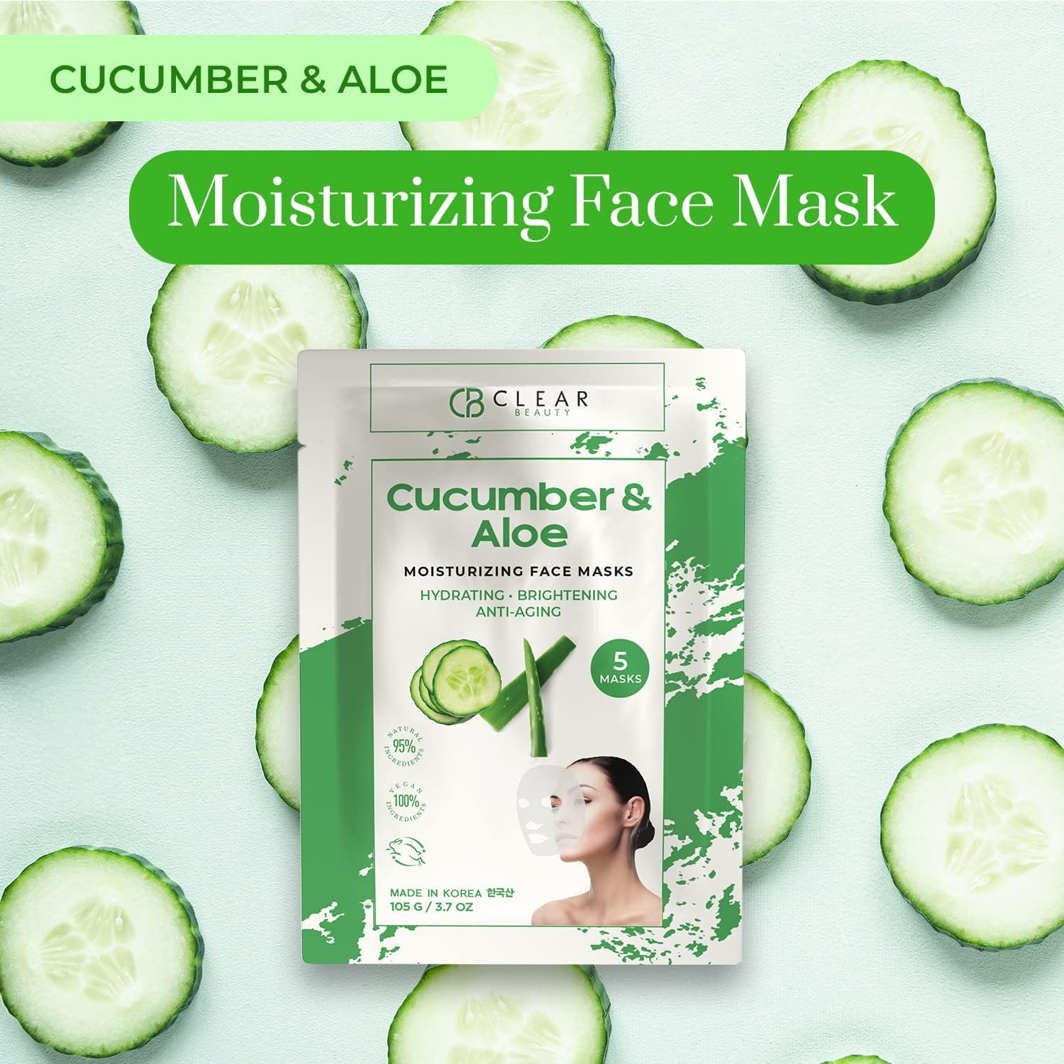 Clear Beauty Envase compacto para viaje y almacenamiento