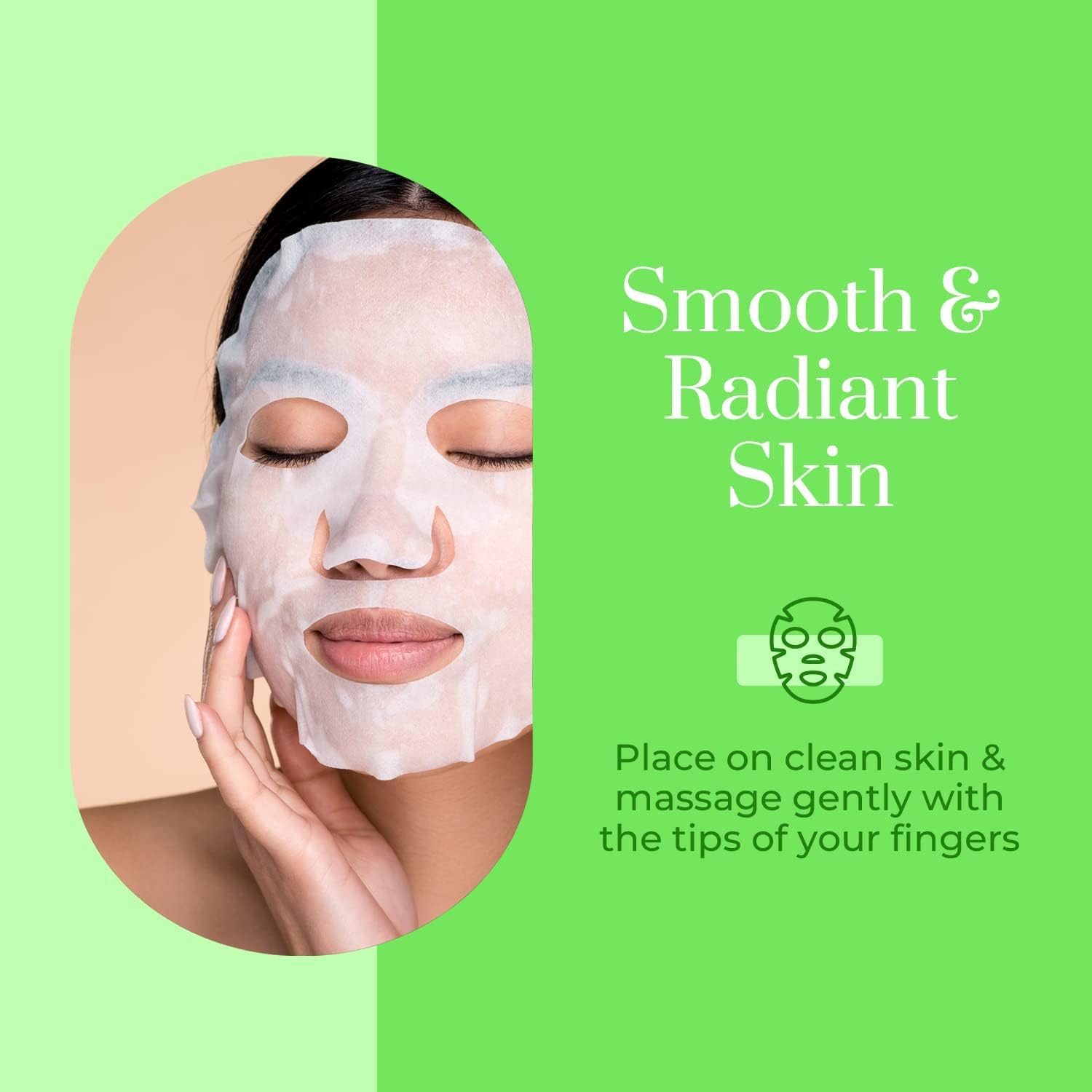 Clear Beauty Mascarilla Pepino Aloe: aplicación rápida para piel calmada
