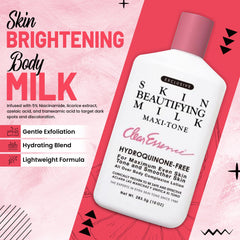 Clear Essence Maxi-Tono aplicada en antebrazo para prueba de tono.
