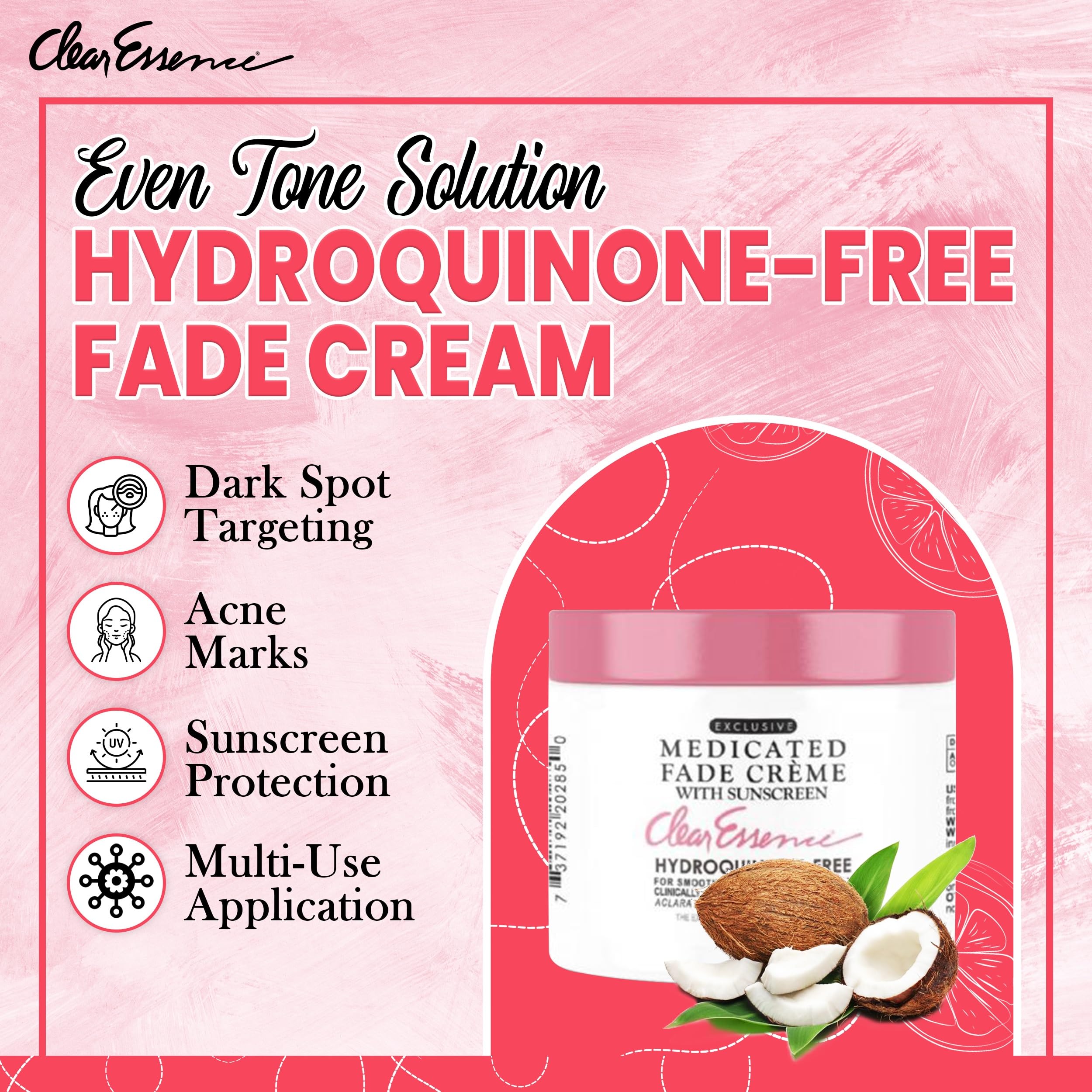 Clear Essence Crema Fade: aplicación en manos para tono uniforme.