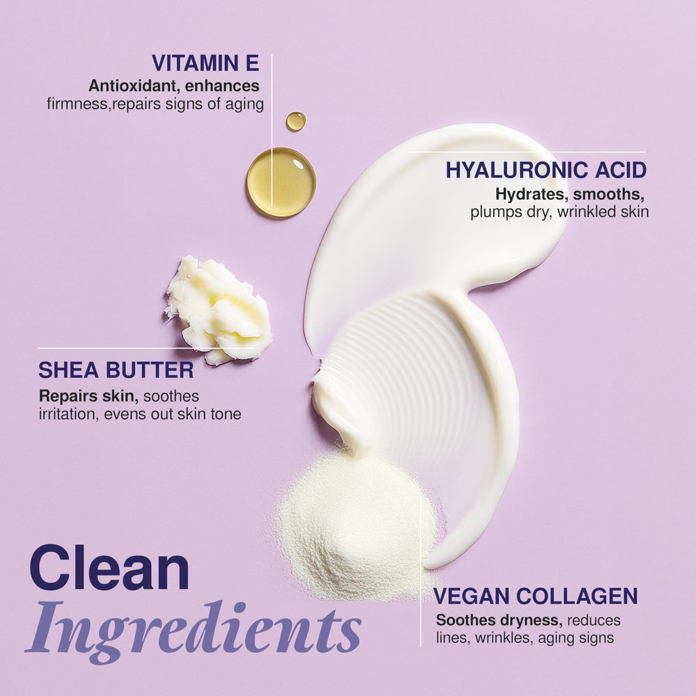 Clear Visage serum: empaque elegante para cuidado diario.