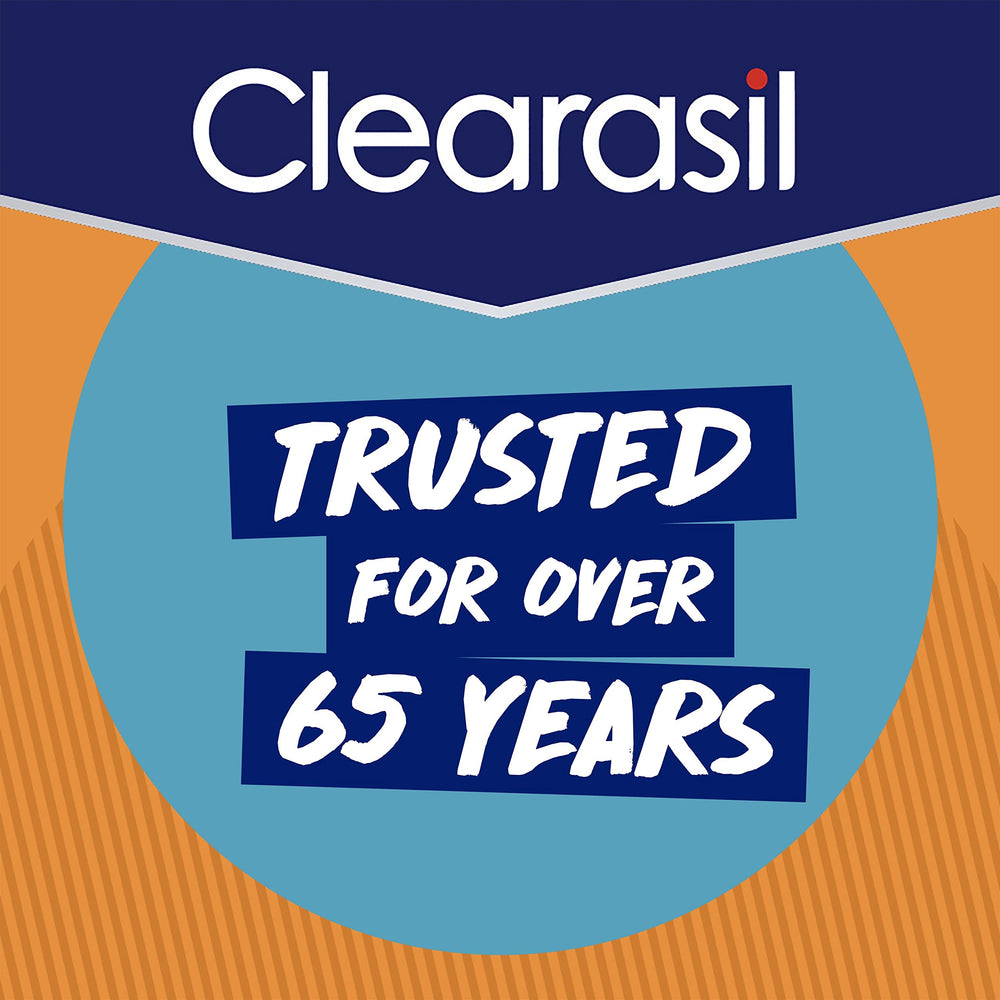 Clearasil desobstruye poros y mejora la claridad de la piel.