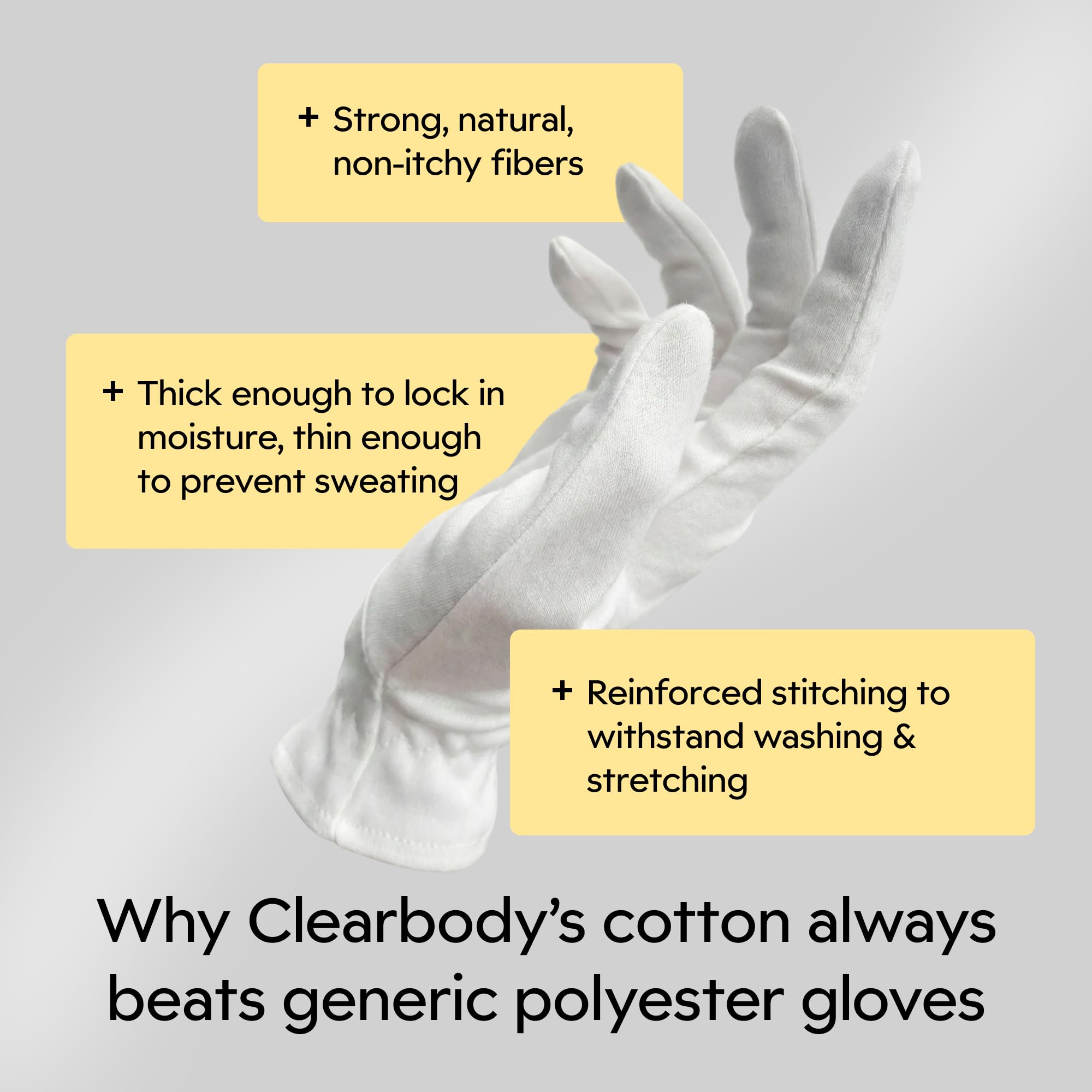 Guantes lavables Clearbody en envase reutilizable
