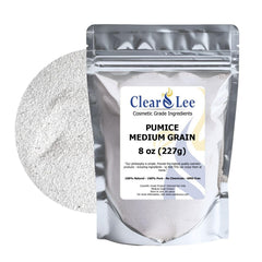 ClearLee Púmice cosmético en bolsa con cierre, exfoliación suave para piel seca