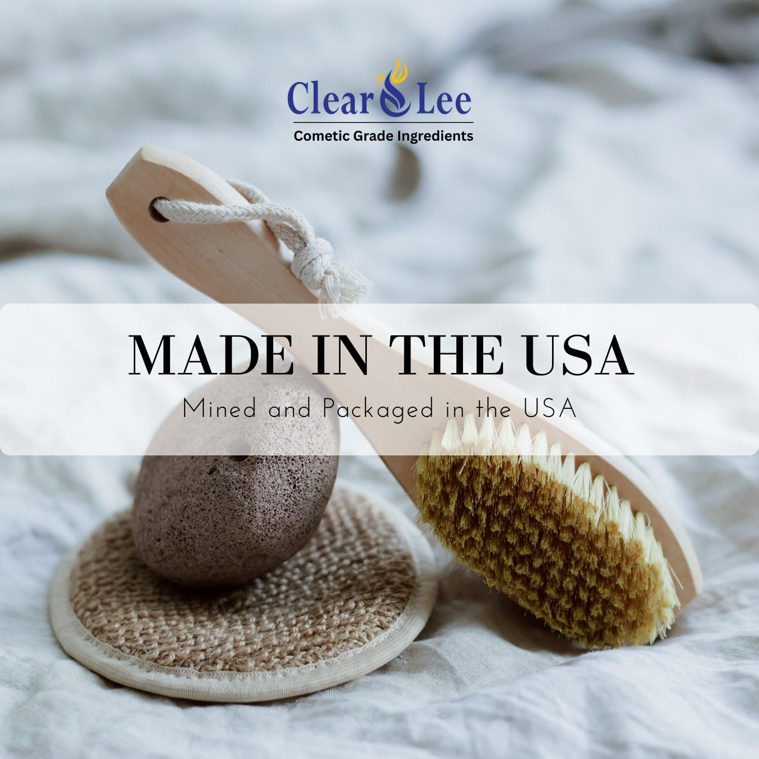 ClearLee exfoliante de cuerpo, grano medio para codos y talones