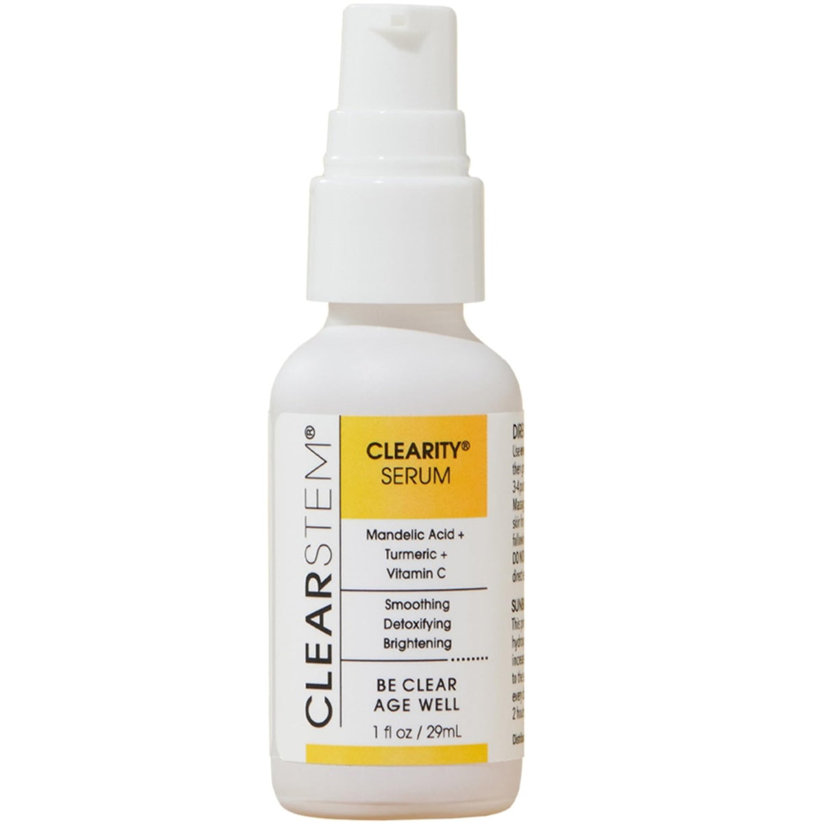 CLEARSTEM CLEARITY disolvente de puntos negros en la botella