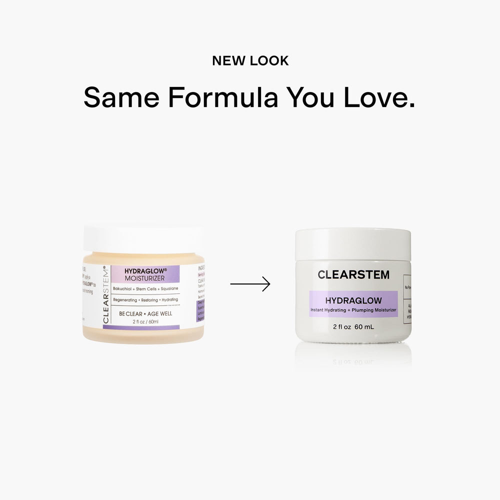 CLEARSTEM Hydraglow Bakuchiol aporta firmeza suave sin irritación.
