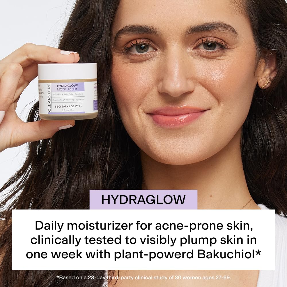 Hydraglow crema de textura suave para uso diario y revitalización nocturna.