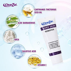 Textura hidratante de Clearzal para pies.