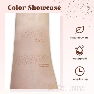 CLERVUN Freckle Stamp: duración de hasta 12 horas.