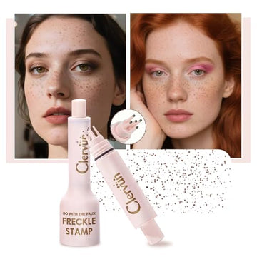 CLERVUN Freckle Stamp: pecas impermeables que resisten sudor.