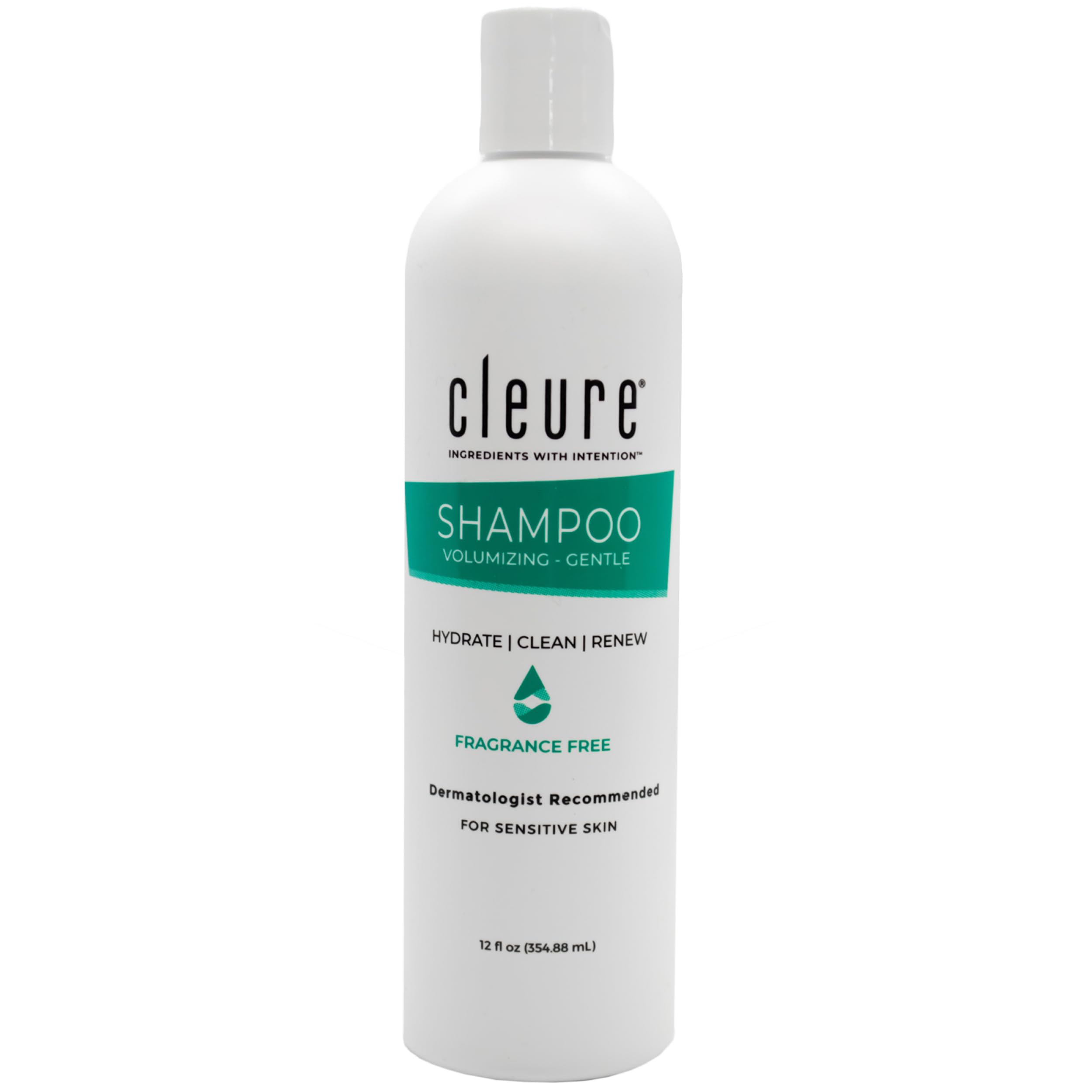 Champú Cleure volumen sin fragancia para cuero cabelludo sensible