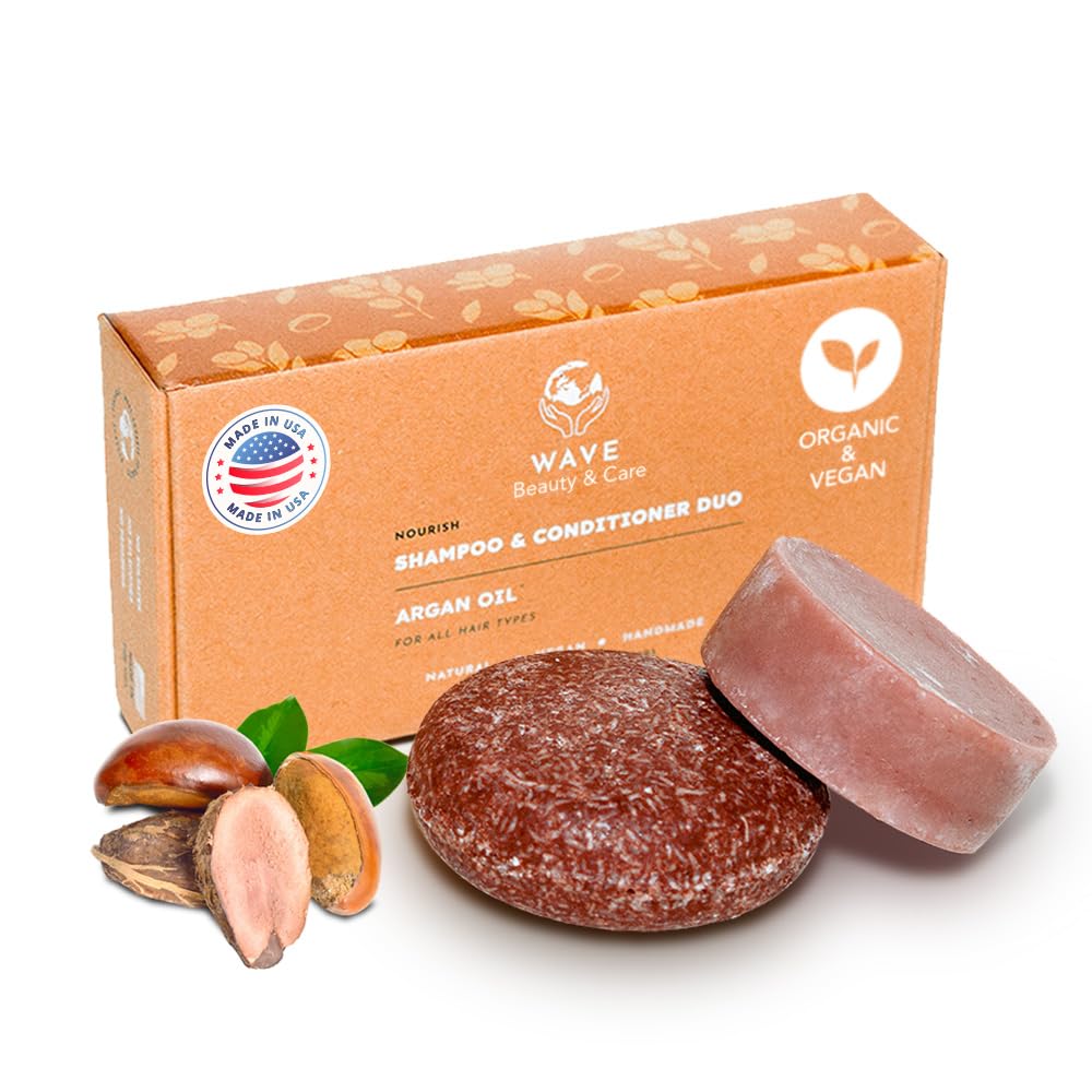 Clever Yoga Wave champú-barra-argan para cabello suave y nutrido.