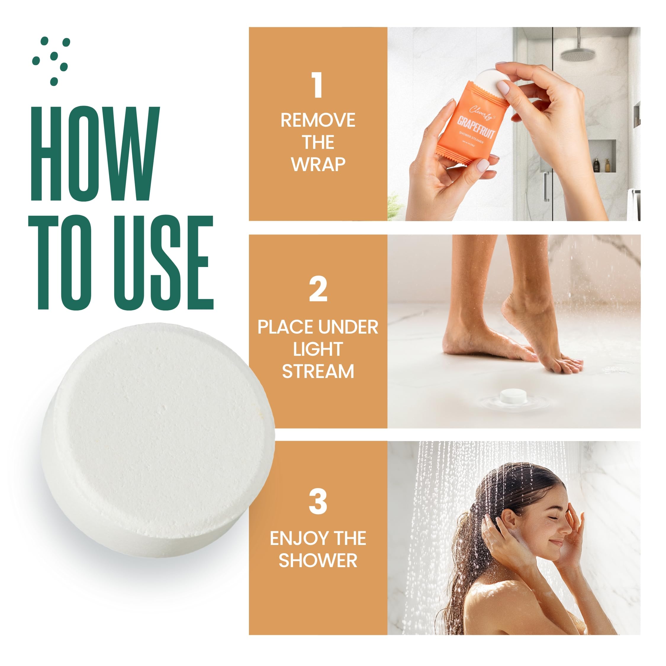 Cleverfy ritual de aromaterapia, relajación diaria en el baño