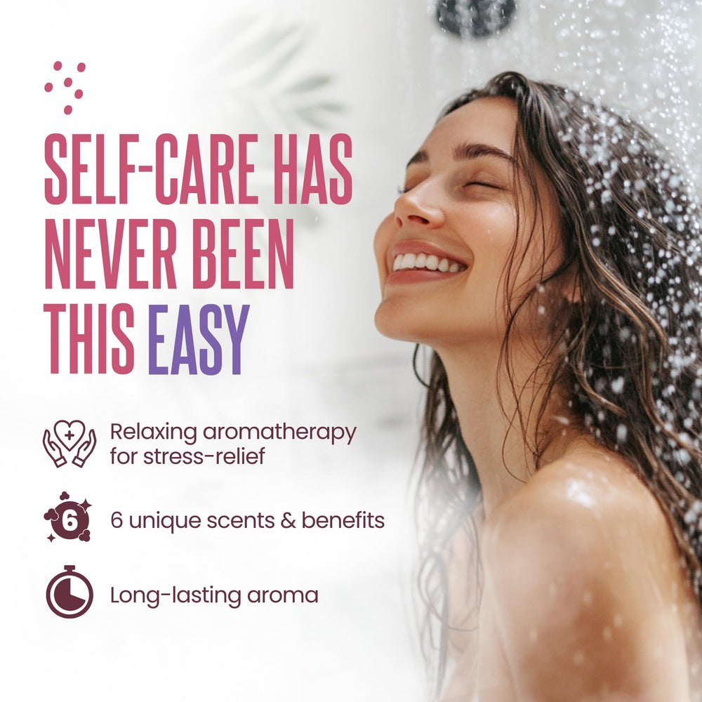 CLEVERFY ducha aromaterapia mentol eucalipto, sensación vigorizante para la mañana