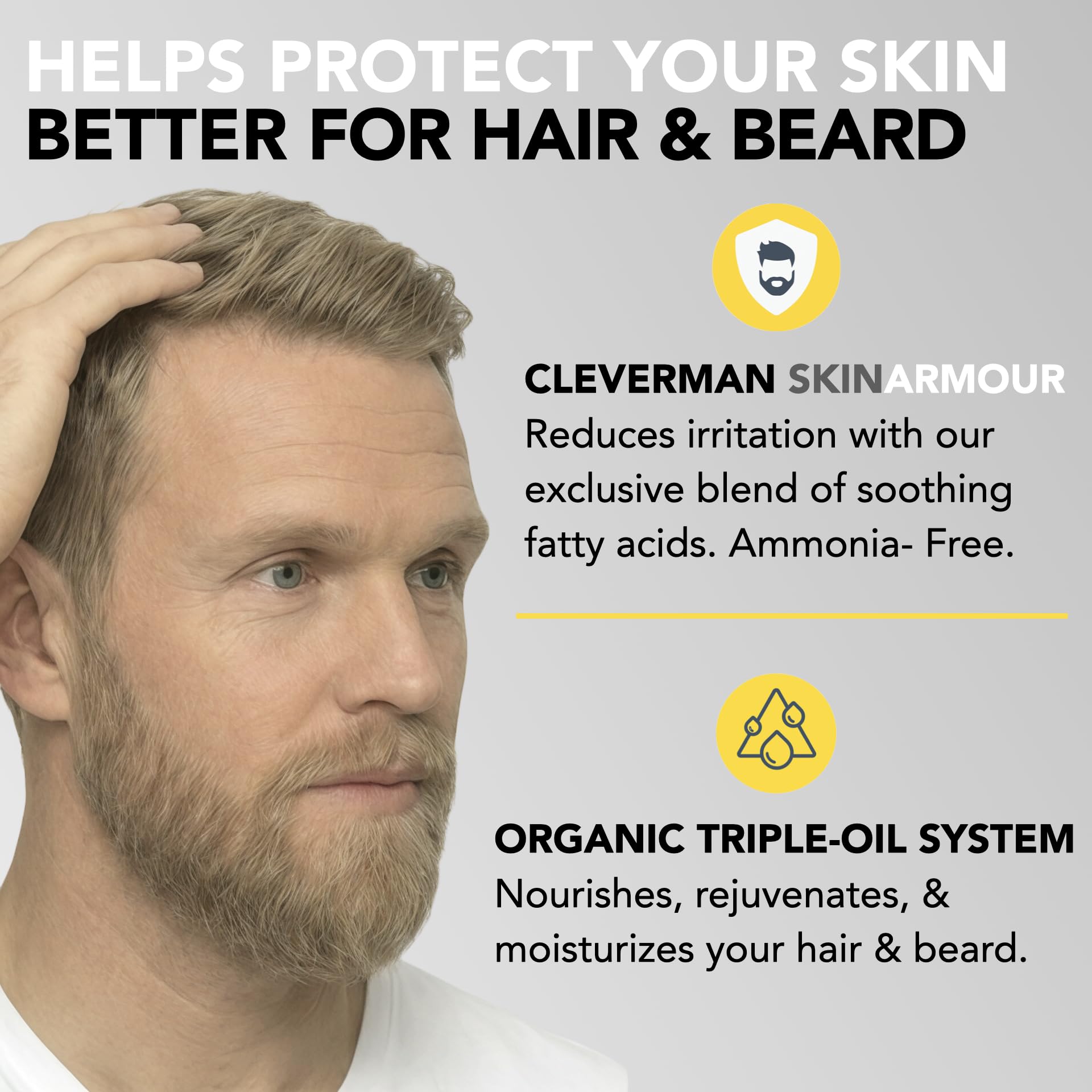 Aceites orgánicos en Cleverman para cabello y piel saludables