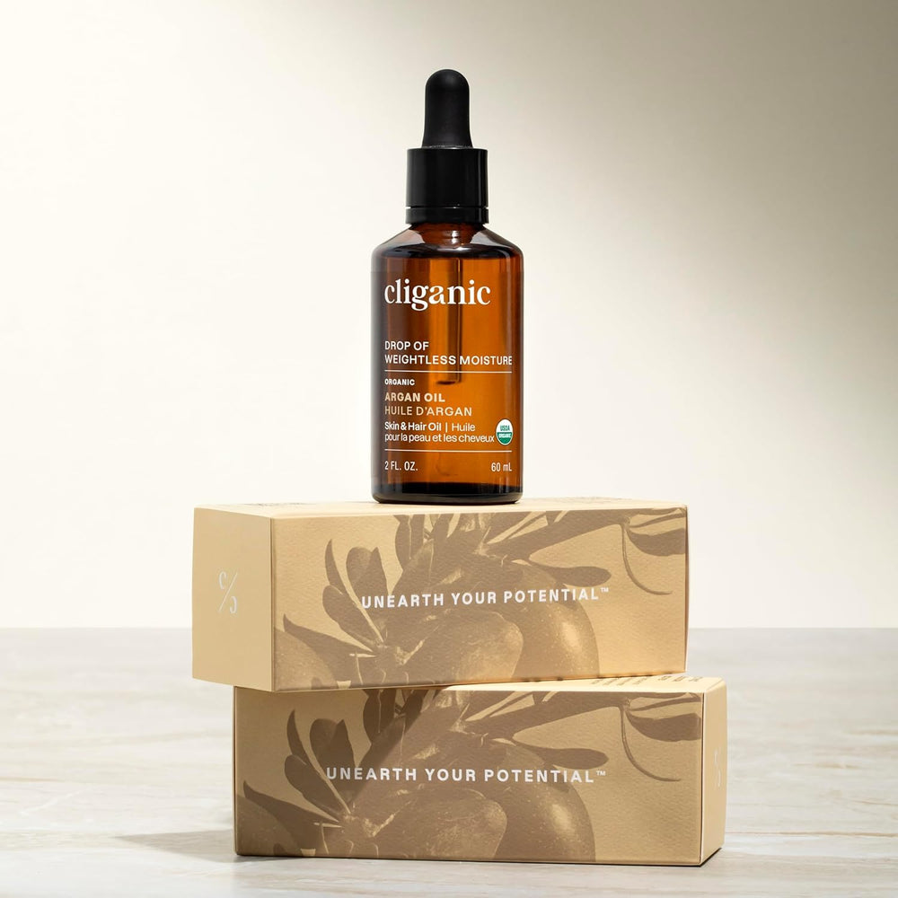 Cliganic Aceite de Argán Orgánico, envase puede variar para compras a granel.