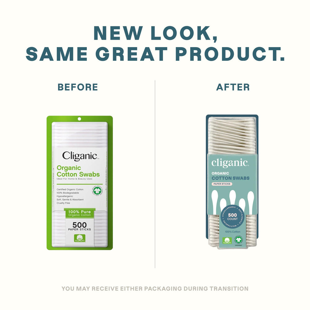 Cliganic algodón 100% puro natural para cuidados delicados de bebé y belleza