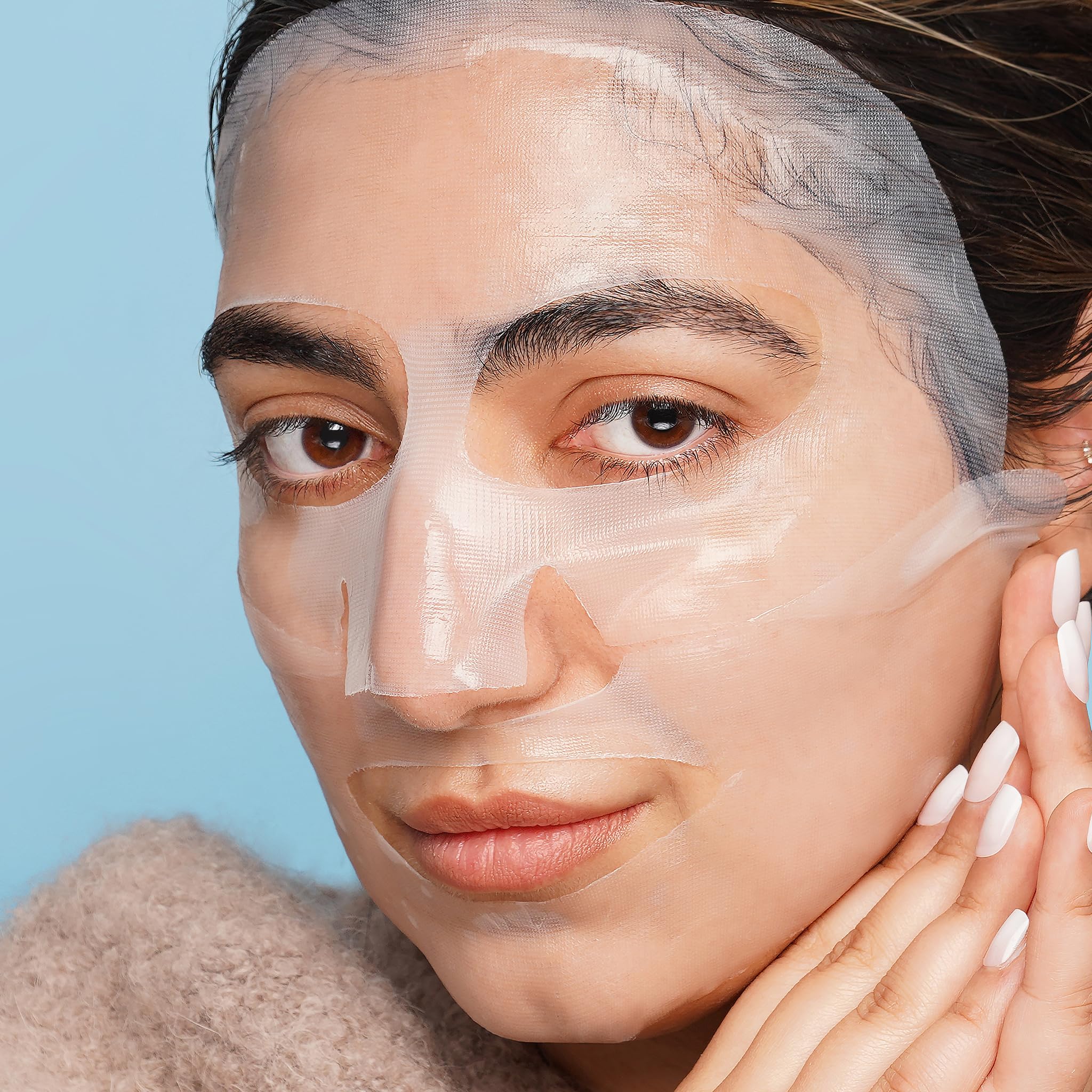 Clinical Resolution CRL Mascarilla Aqua Gel fibra biodegradable suave