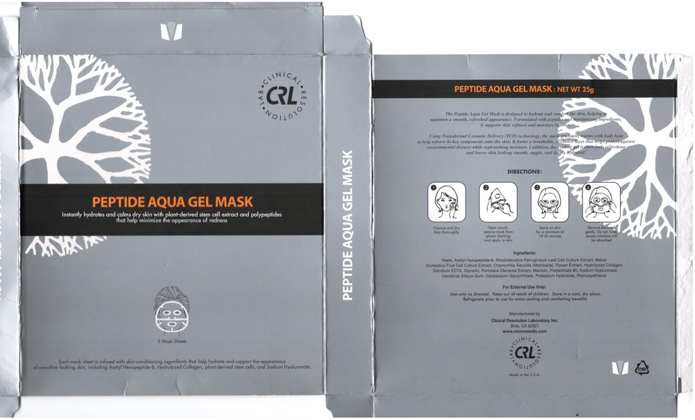 CRL Mascarilla Aqua Gel libre de crueldad y vegana