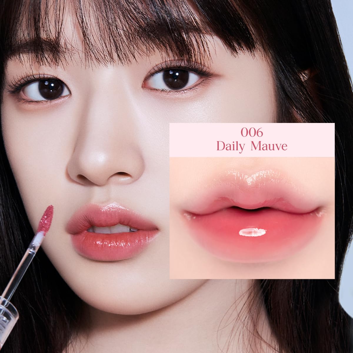 CLIO Crystal Glam Tint color duradero: color personalizable con acabado brillante.
