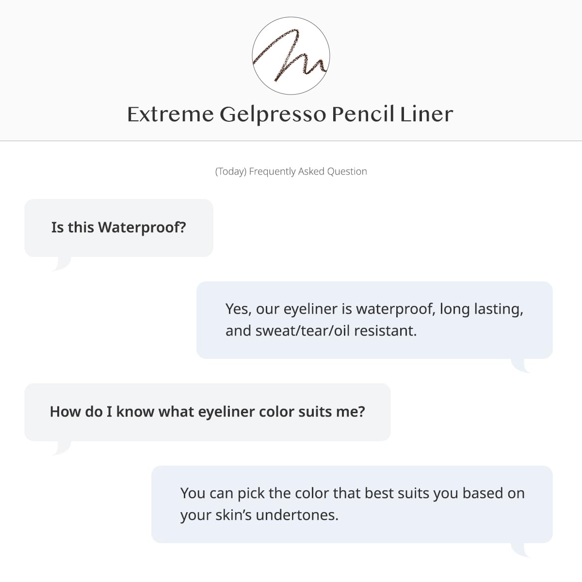 CLIO Extreme Gelpresso Pencil Eyeliner creamy texture glides smoothly