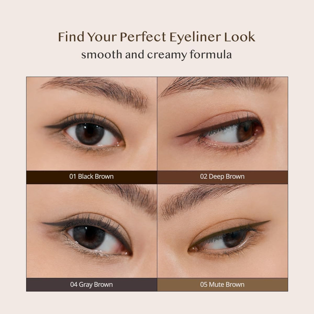 CLIO Extreme Gelpresso Pencil Eyeliner universal design fits all eye shapes.